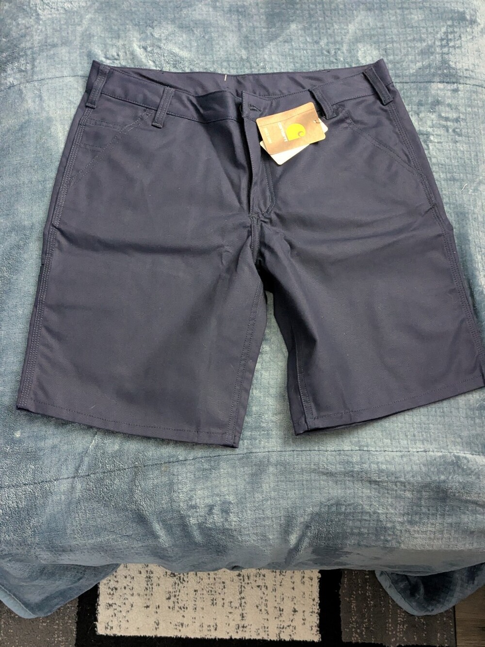 NWT! Women's Rugged Professional Series Original Fit Navy Shorts Size 12